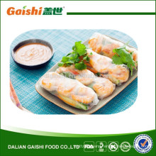 Chinese traditional food frozen vegetable summer rolls
